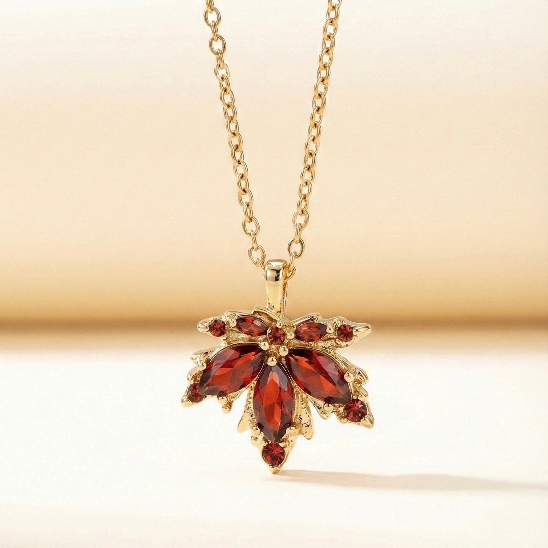 Collar Corazón Flor