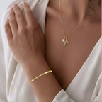 Collar Corazón Flor