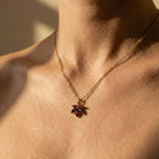 Collar Corazón Flor