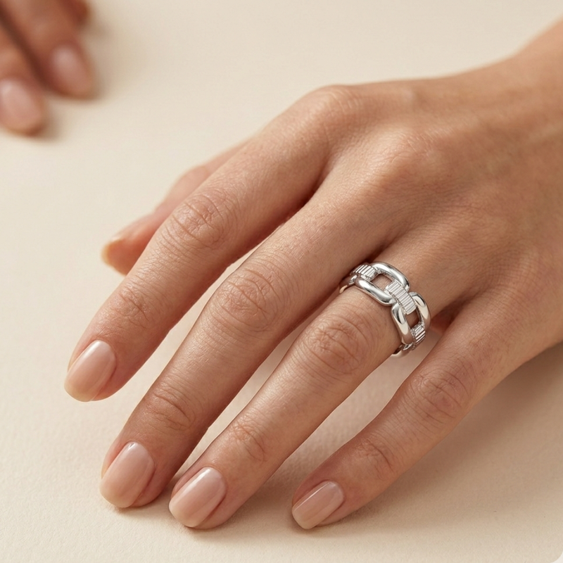 Anillo Urban Chain