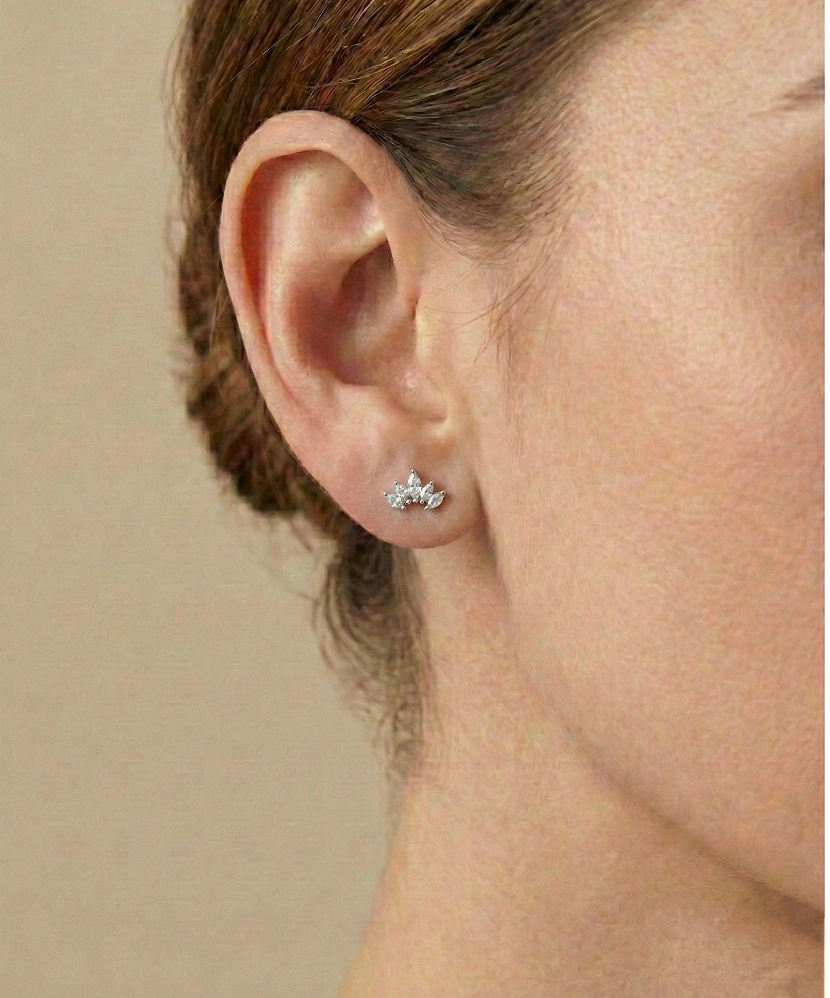 Aretes de Cartílago Diamantes