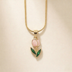 Collar Tulipán Rosa