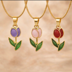 Collar Tulipán Fucsia