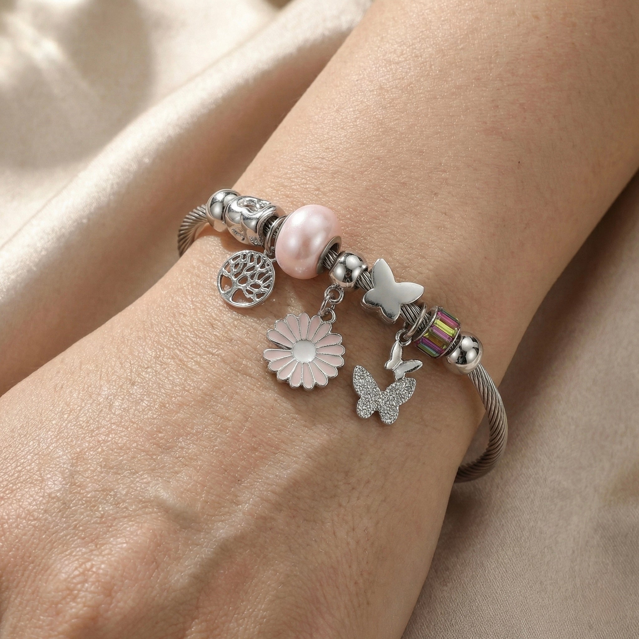 Brazalete Árbol de la Vida Mariposa