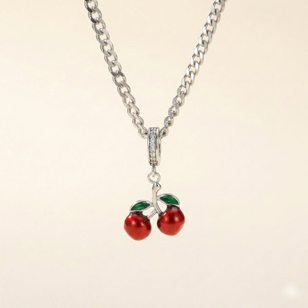 Collar Estilo Cerezas