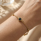 Pulsera Corazón Negro