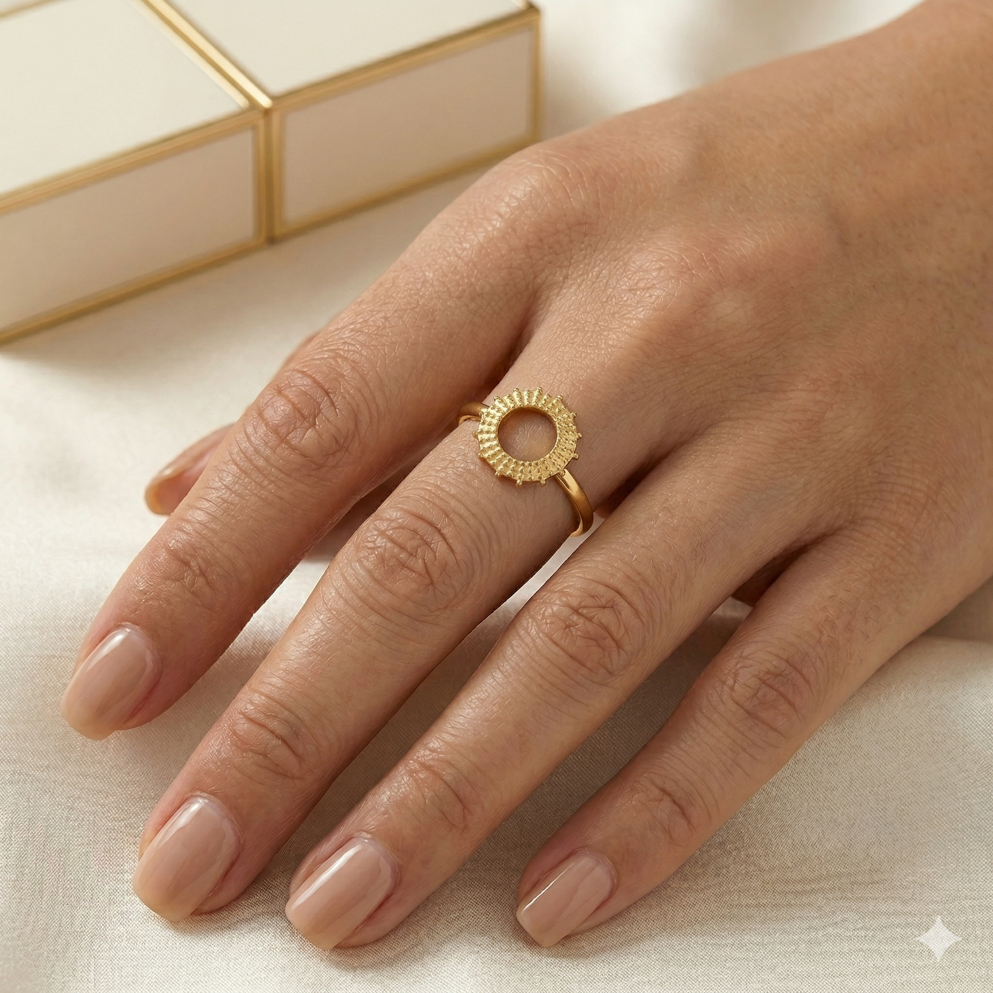 Anillo Sol Radiante